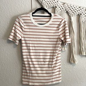 Ribbed Striped Top